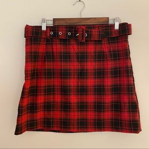 Plaid skirt